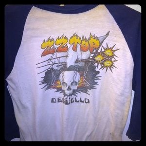 ZZ TOP 1980 Deguello tour jersey